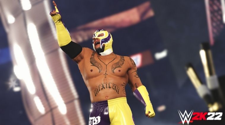 Reseña de WWE 2K22, WWE 2K22 Rey Misterio,