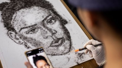 Hair today, art tomorrow: Filipino salon owner uses own hair to create portraits | Lifestyle News,The Indian Express Hair today, art tomorrow: Filipino salon owner uses own hair to create portraits | Lifestyle News,The Indian Express