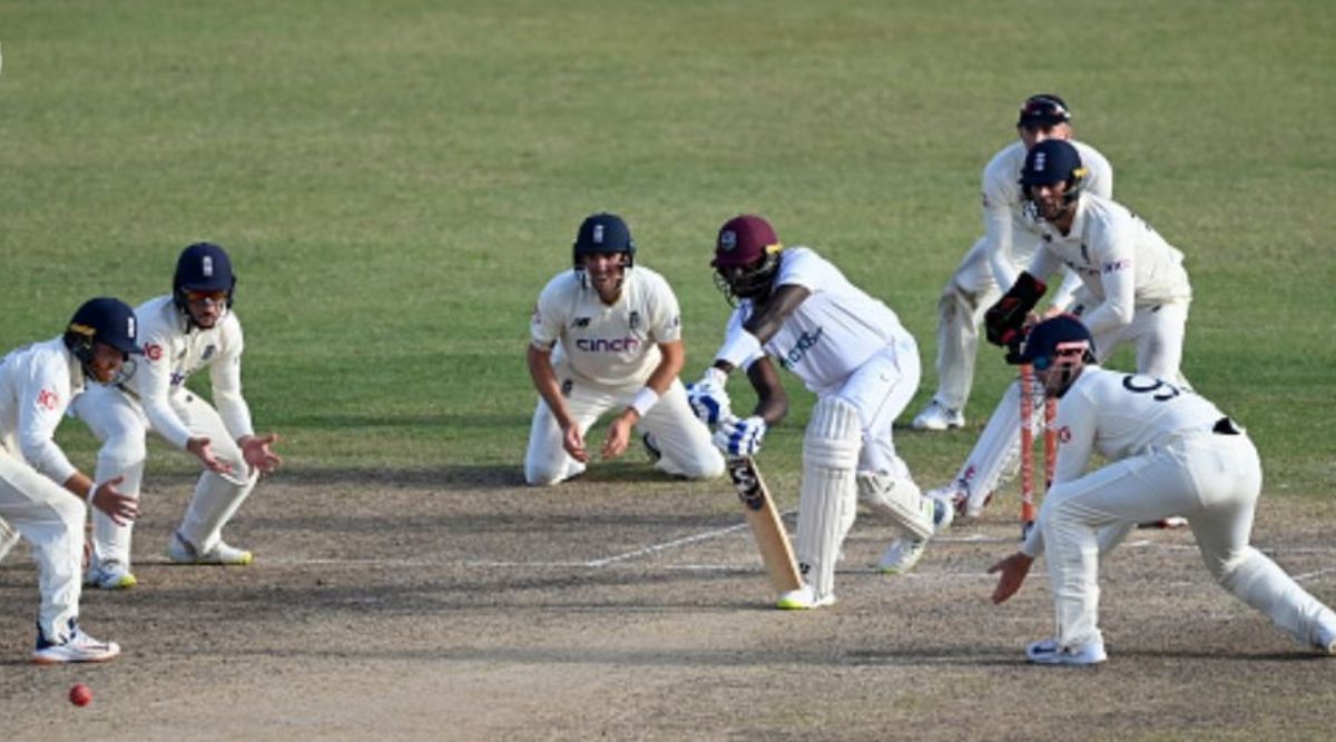 West Indies vs England. Jason Holder, 1st Test