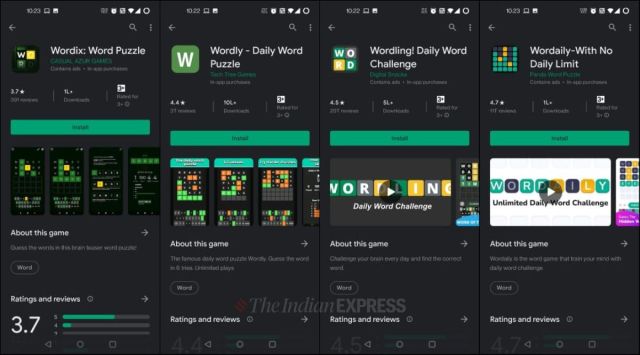wordle, wordle clones, wordle apps, wordle play store, wordle app store,