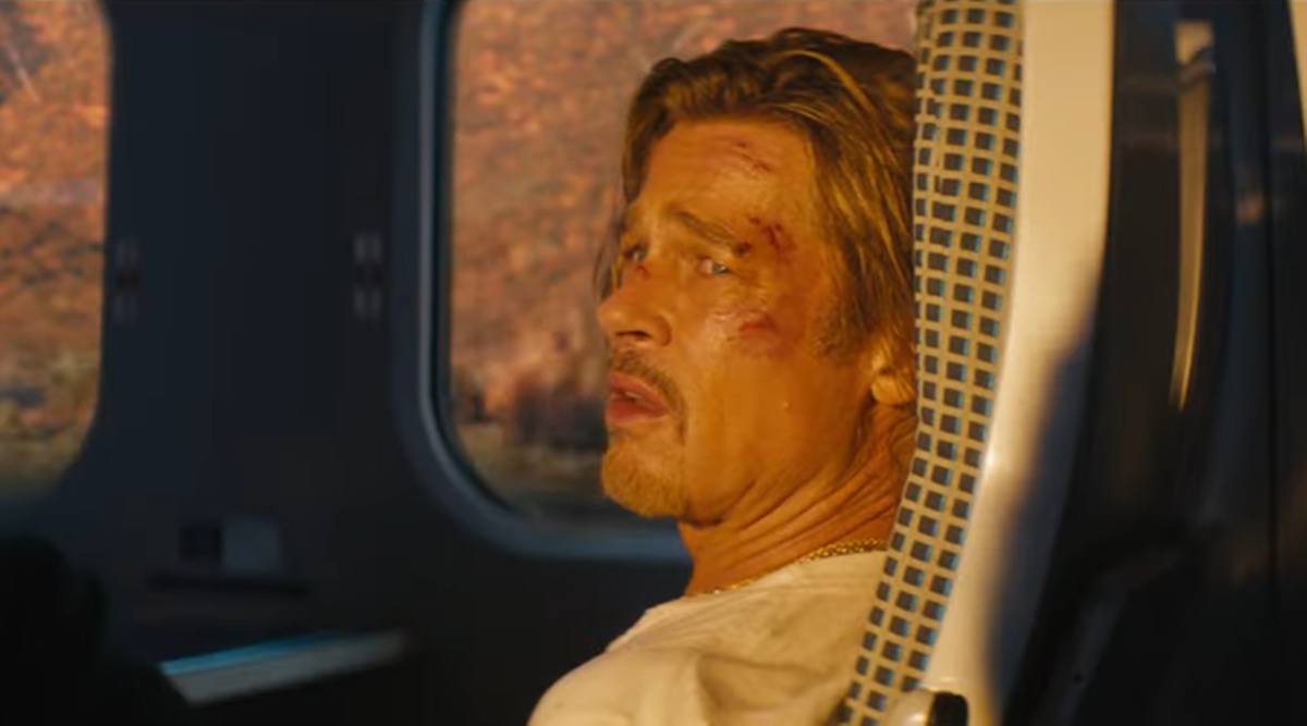 Bullet Train Trailer Brad Pitt Is Fighting To Stay Alive In Slick Actioner Watch Video 