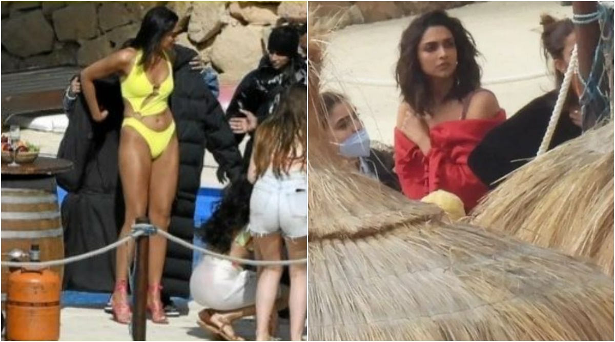 1200px x 667px - Pathaan: After Shah Rukh Khan, Deepika Padukone's photos leaked; check out  her pics in neon swimsuit | The Indian Express