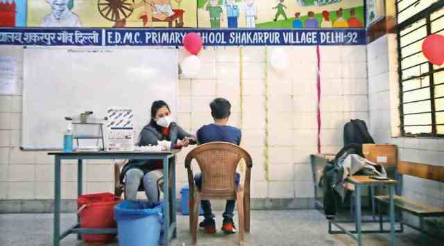 No doses were administered on the day to children between the ages of 12 and 14 years for whom the vaccination drive began this Wednesday. (Express/File)