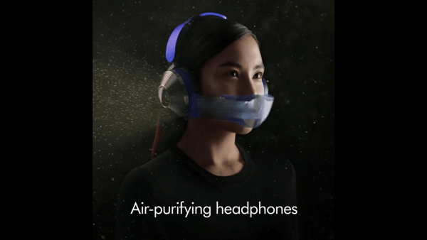 air purifying headphones, Dyson air purifying headphones, headphones that will also give purified air, bizarre technology, Indian Express