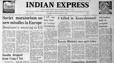 UDF to quit, PoK arrests, Leonid Brezhnev, Soviet Union, USSR, Kerala, United Democratic Front, Pakistan, Jammu and Kashmir, Indian express, Opinion, Editorial
