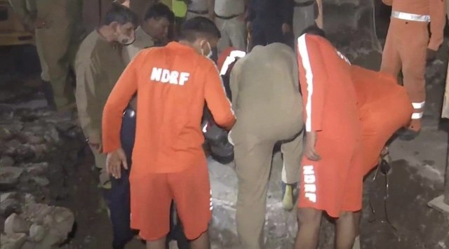 According to police and locals, the telecom company recently shifted its office from Bawana to Sanjay Gandhi Transport Nagar, and the wires were being shifted as a result. (ANI)