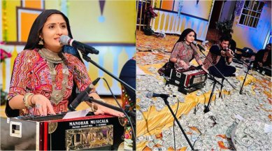 gujrati singers ukraine fund, folk singers raise fund for ukrainians, musicans raise money for ukraine, viral news, indian express