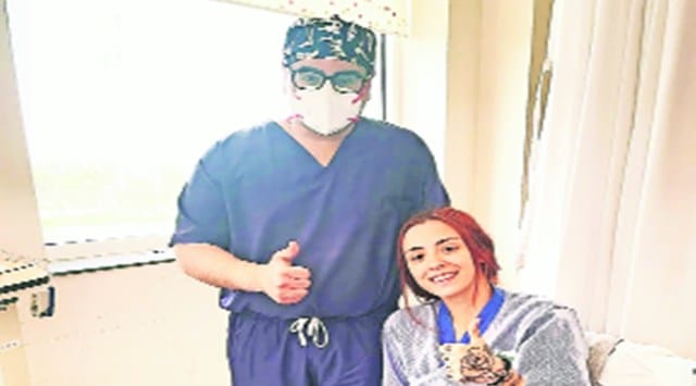 Adriana G Perez after her treatment. Express