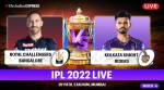 ipl 2022, rcb vs kkr live