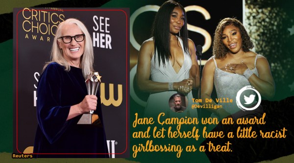 Jane Campion, Jane Campion crictics choice award, Jane Campion serena venus williams remark, serena venus william Jane Campion video, entertainment news, indian express,
