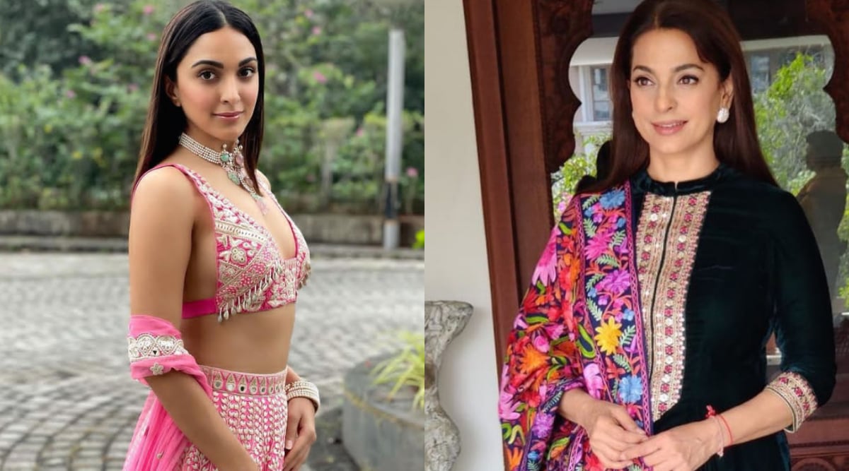 Fan thinks Kiara Advani looks like Juhi Chawla as she makes heads turn in a  powersuit and bralette: Watch video