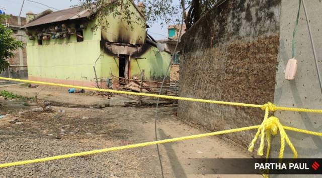 At Bogtui village in Birbhum. (Express Photo: Partha Paul)