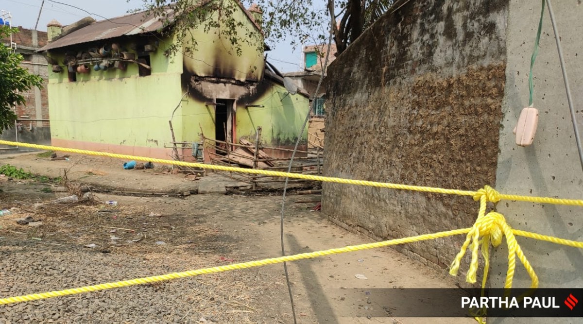 At Bogtui village in Birbhum. (Express Photo: Partha Paul)
