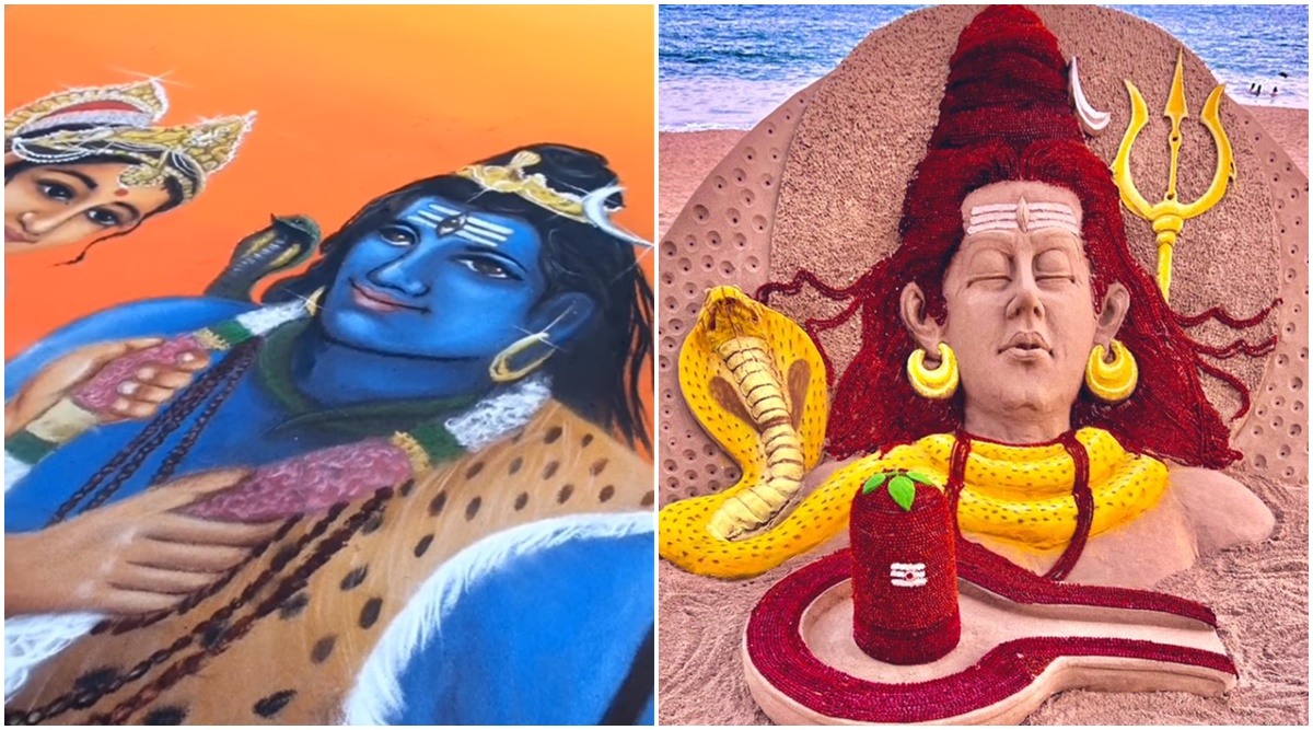 Maha Shivratri 2022: Artworks in Ujjain, Puri Beach