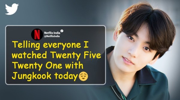 BTS Jungkook Twenty-Five Twenty-One, Jungkook watching Twenty-Five Twenty-One, Twenty-Five Twenty-One BTS, Indian Express