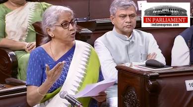 Nirmala Sitharaman, Jawaharlal Nehru, Jammu and Kashmir, Budget 2022, Rajya Sabha, Indian Express, India news, current affairs, Indian Express News Service, Express News Service, Express News, Indian Express India News