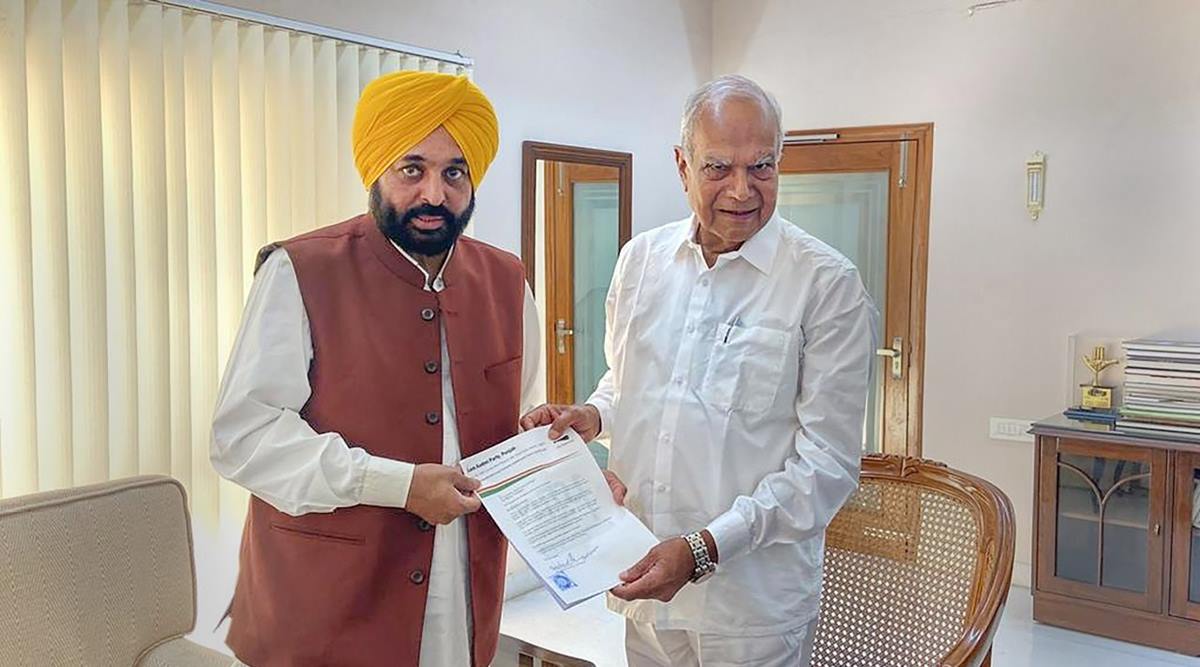 Punjab Raj Bhavan Vs Aap Govt Governor Writes To Mann On His Duties Govt Says Cabinet Decision