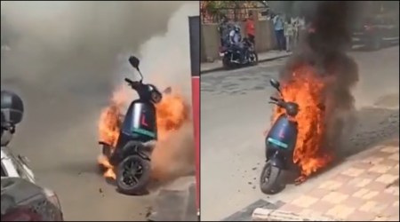Ola Electric said that it was investigating the root cause behind its scooter catching fire. (Photo: Twitter)