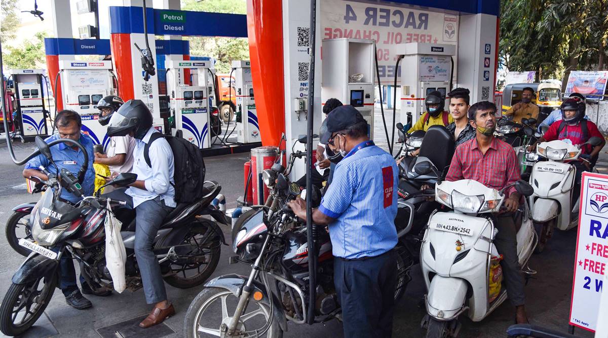 Petrol, diesel prices hiked for second day in a row | Business News,The  Indian Express