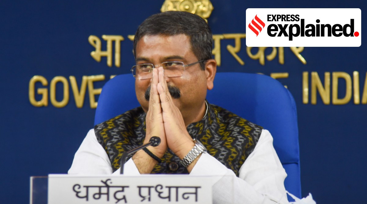 Union Minister Dharmendra Pradhan during a press conference in New Delhi, Monday, March 28, 2022. (PTI Photo/File)
