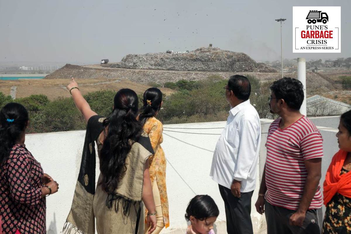 pune news, pune garbage crisis, pune express garbage series, pune Moshi garbage dump, Moshi garbage landfill site, pune waste, pune waste management, pune latest news,