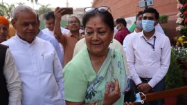 Bharatiya Janata Party (BJP), Pushkar Singh Dhami, Jaipur, Jaipur news, Rajasthan, Rajasthan news, Vasundhara Raje, Narendra Modi, Nirmala Sitharaman, Yogi Adityanath, BJP Uttar Pradesh, Uttar Pradesh Assembly, Indian Express, India news, current affairs, Indian Express News Service, Express News Service, Express News, Indian Express India News