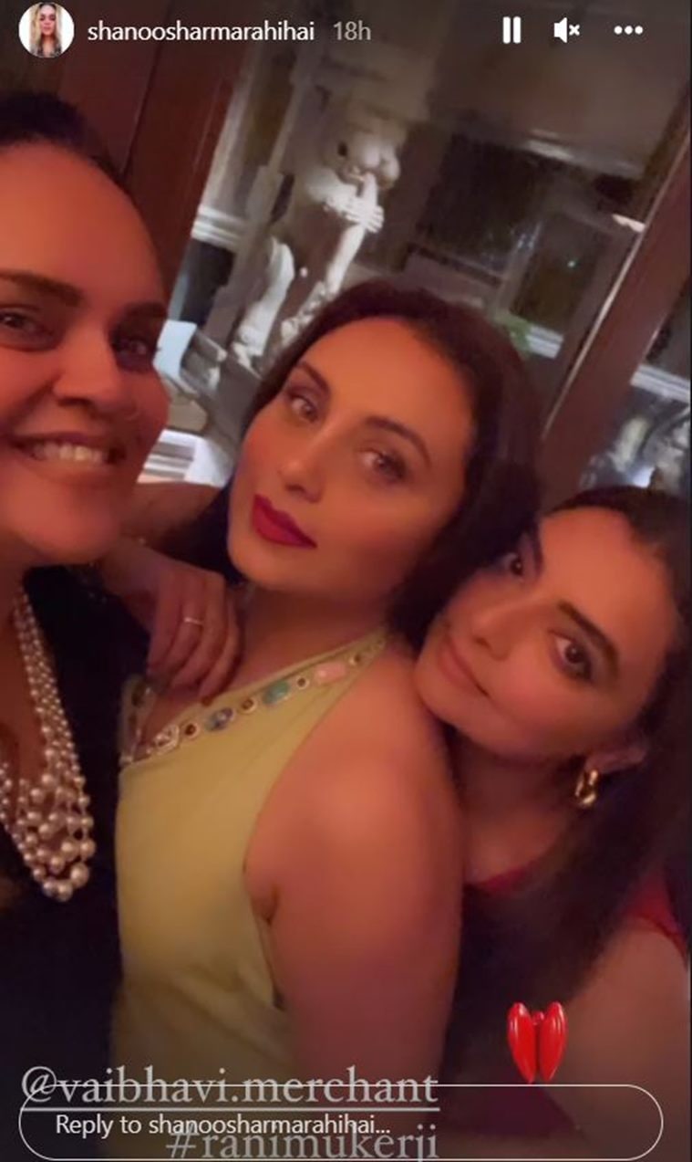 Rani Mukerji celebrates birthday with close friends Karan Johar, Manish Malhotra