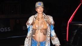 rihanna, maternity style