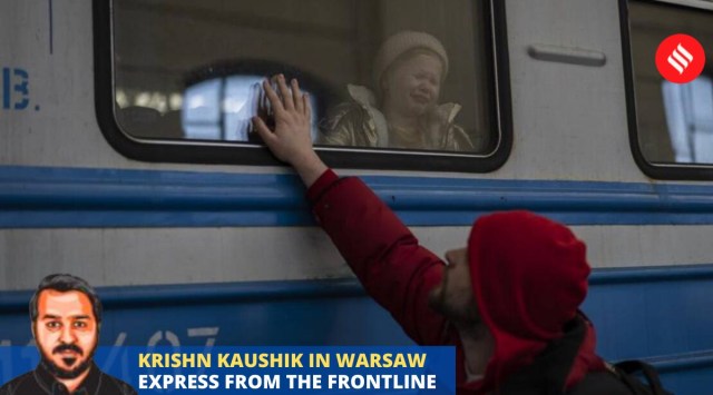Warsaw, Ukraine, Russia, Ukrainian refugees, Ukraine war, Russia Ukraine crisis, World news, Indian express, Indian express news, current affairs