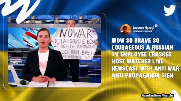 russian ukraine conflict, russia ukraine invasion, russian tv woman anti war sign, channel one woman russian anti war protest, indian express