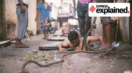 Why is manual scavenging still prevalent in India?