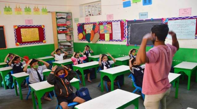 A survey found only 27.7% of Class 3 students could read Class 2 level text. (File)