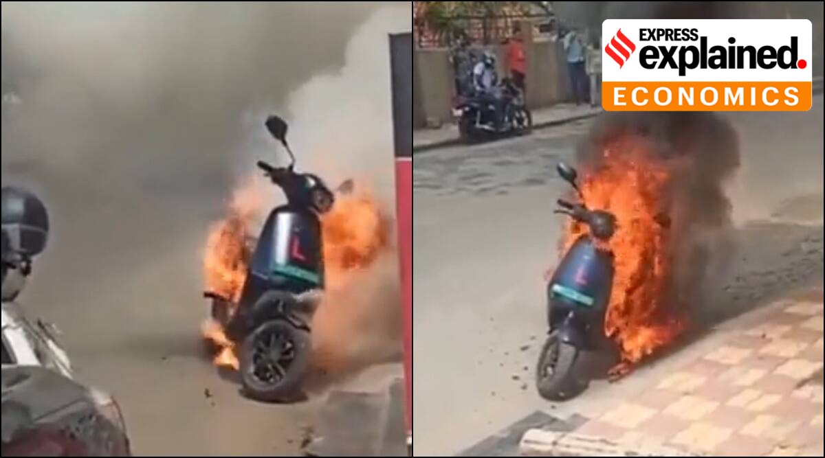 Ola Electric said that it was investigating the root cause behind its scooter catching fire. (Source: Twitter)
