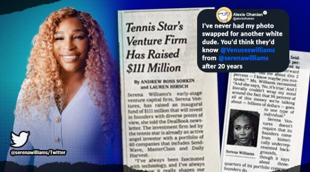 Serena Williams, Serena Williams new york times gaffe, serena ventures, Serena Williams venus williams photo, nyt venus photo, indian express