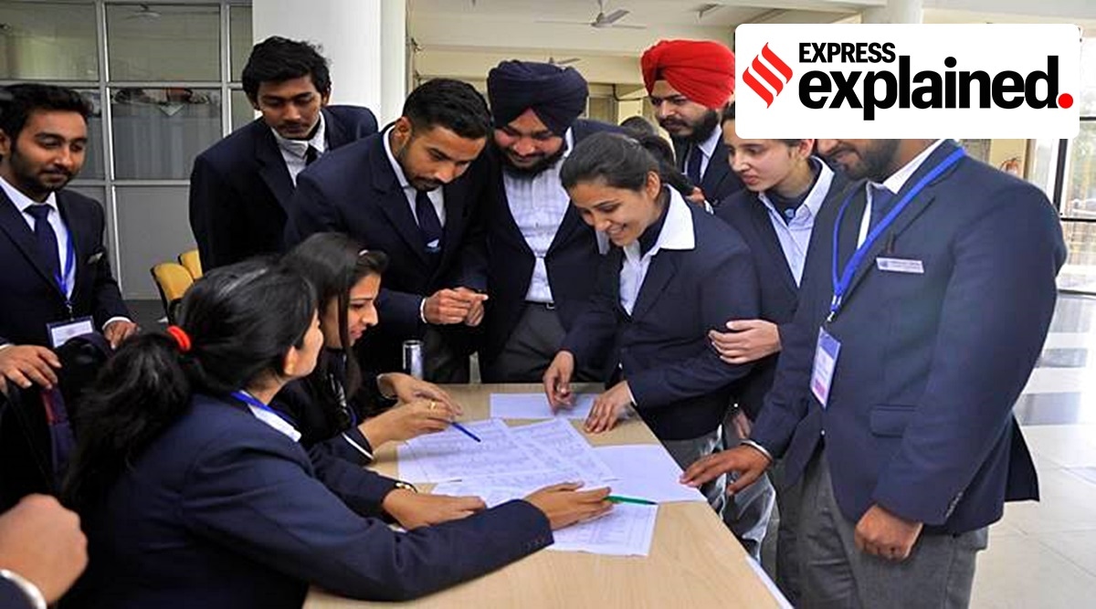 The AICTE handbook which spells out the norms, covers a wide range of areas from entry-level qualifications for engineering aspirants to the setting up of new colleges in the technical education sector. (Express file/Representational)