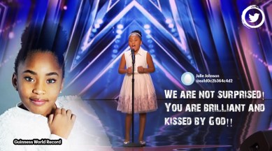 Youngest opera singer Victory Brinker, girl becomes youngest opera singer at age seven, 7 year old becomes, youngest opera singer, Guinness World Record youngest opera singer, Indian Express.