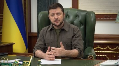 Ukraine, Volodymyr Zelenskyy, Zelenskyy, Russia, Russia Ukraine crisis, Russia Ukraine war, Ukraine war, Zelenskyy news, Ukraine news, World news, Indian express, Indian express news, current affairs