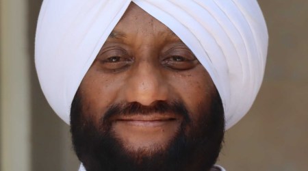 AAP MLA Kulwant Singh. (Express Photo)