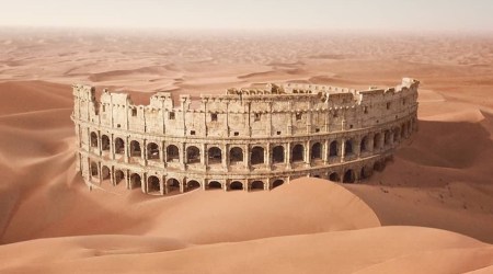 fabien barrau, colosseum, climate crisis