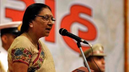 Uttar Pradesh Governor Anandiben Patel. (File)