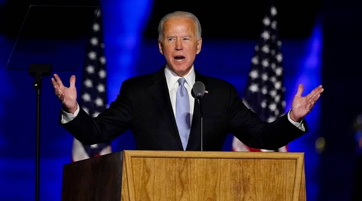 Joe Biden, Russia war, Biden called russia war genocide, Russia Ukraine, world news, Indian express