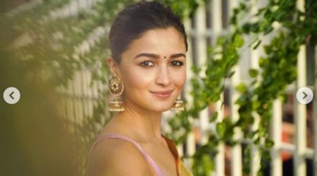 Alia Bhatt, Alia Bhatt RRR, Alia Bhatt films, Alia Bhatt shooting, Alia Bhatt shooting experience RRR, Alia Bhatt eating biryani, Alia Bhatt news, Alia Bhatt leaning Telugu, indian express news