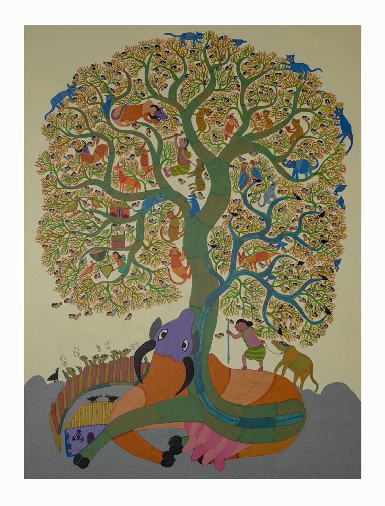 Imagine a forest: The art of Gond artist Jangarh Singh Shyam and its