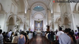 church, catholic church, jesus, jesus christ, devotees, easter, easter sunday, happy easter, happy easter 2022, celebration, Christian, holy festival, indian express news