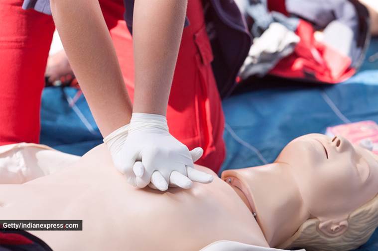 cardiopulmonary resuscitation, what is cardiopulmonary resuscitation, what does CPR do, when is CPR needed, CPR and sudden cardiac arrest (SCA), indian express news