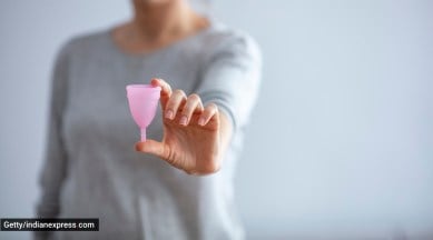 menstrual cup, can a menstrual cup get stuck, can a menstrual cup get lost in vagina, how to insert menstrual cup, questions about menstrual cup, menstrual cup myths, indian express news