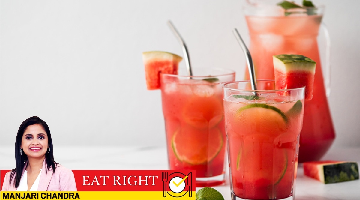 summer, summer drinks, healthy drinks for summer, cooling beverages, recipes for summer drinks, cooling recipes, health, hydration, parenting, indian express news