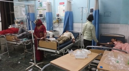 Gurgaon people hospitalised, Gurgaon news, sedative drink Gurgaon, Gurgaon police, Indian express