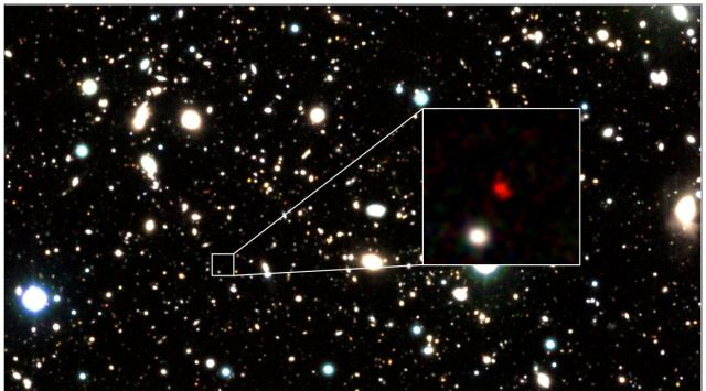 HD1, object in red, appears at the center of a zoom-in image.