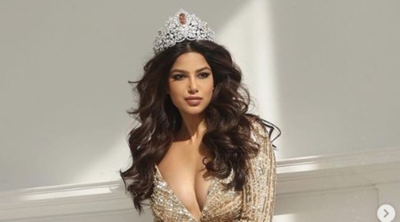 Harnaaz Sandhu, Harnaaz Sandhu news, Harnaaz Sandhu weight gain, Harnaaz Sandhu getting trolled, Harnaaz Sandhu bullying, Harnaaz Sandhu body image, Harnaaz Sandhu body positivity, Harnaaz Sandhu self love, indian express news